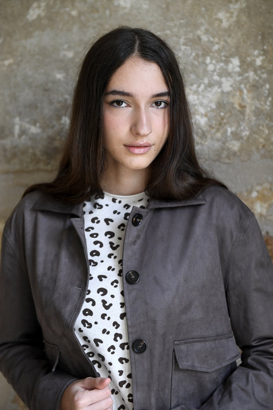 Jaqueta 'Bruma Douce' Marró Xocolata