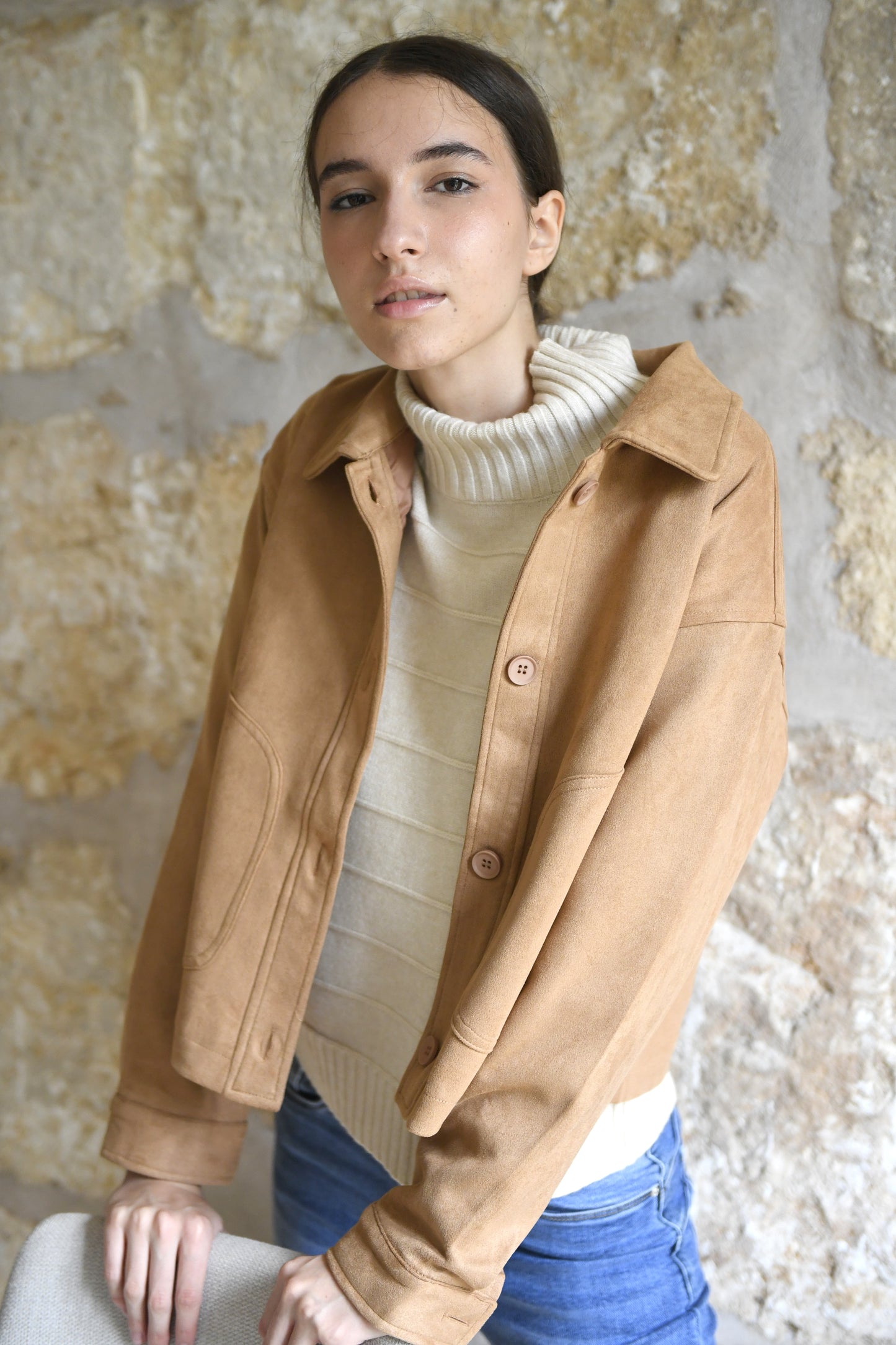 Jaqueta Celine Camel