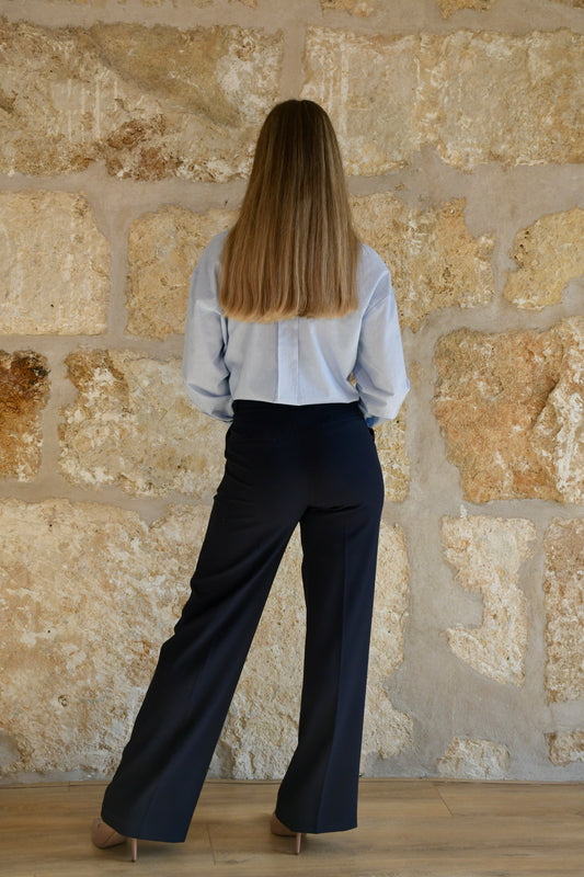 Pantalón azul marino de vestir