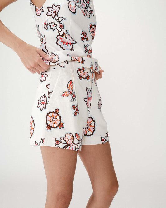 Short con estampado floral Webber