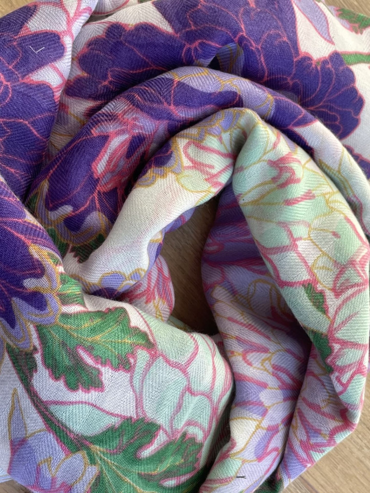 Foulard Estampado Lila