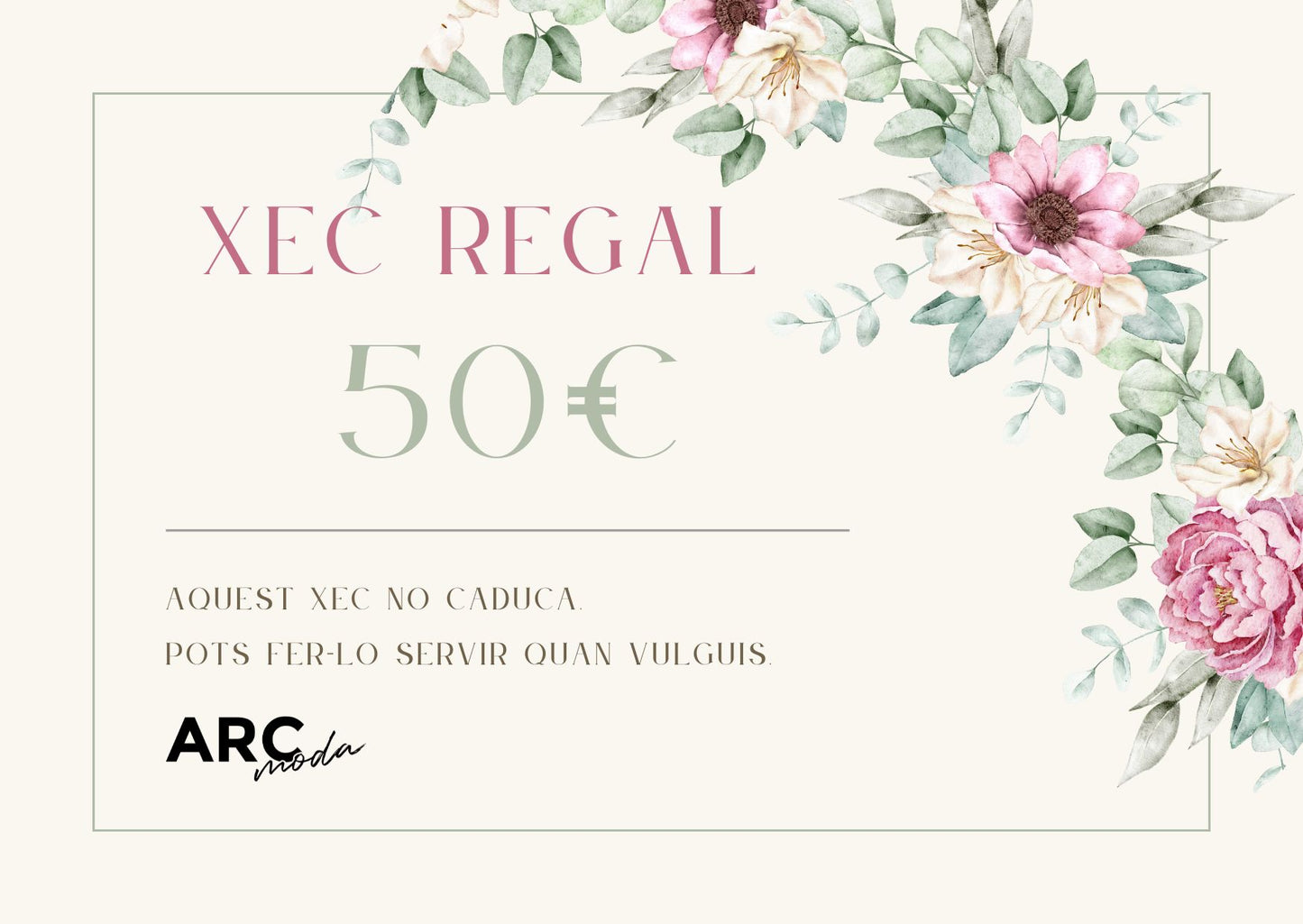 Cheque Regalo 50€ Día de la Madre