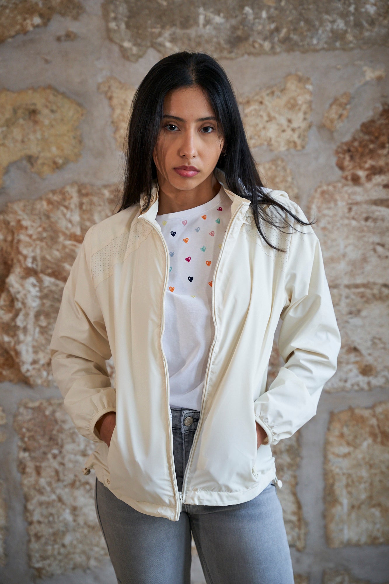 Chaqueta ligera Amarillo