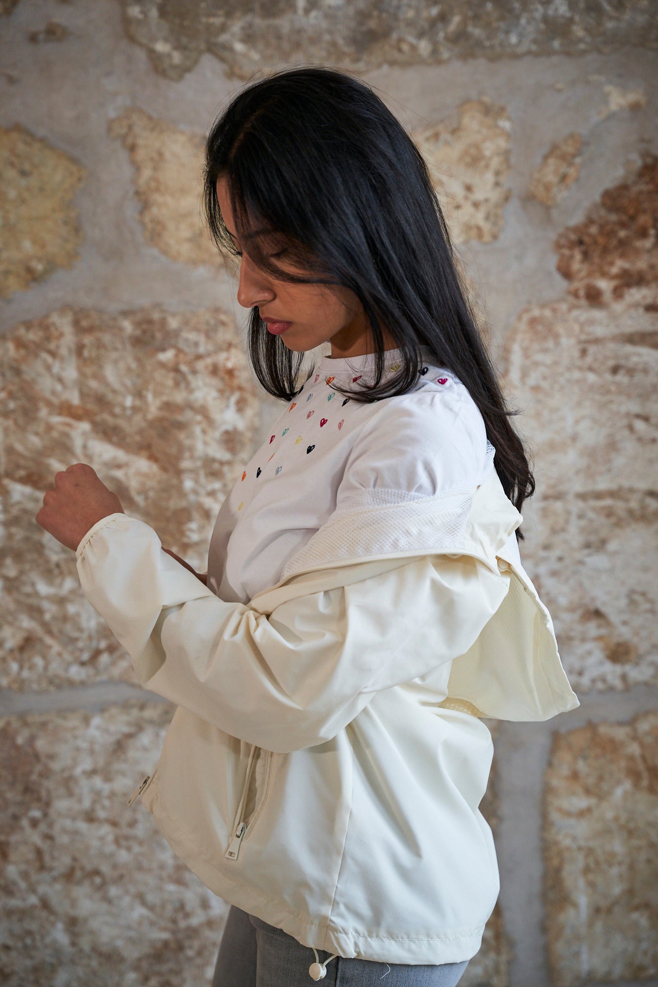 Chaqueta ligera Amarillo