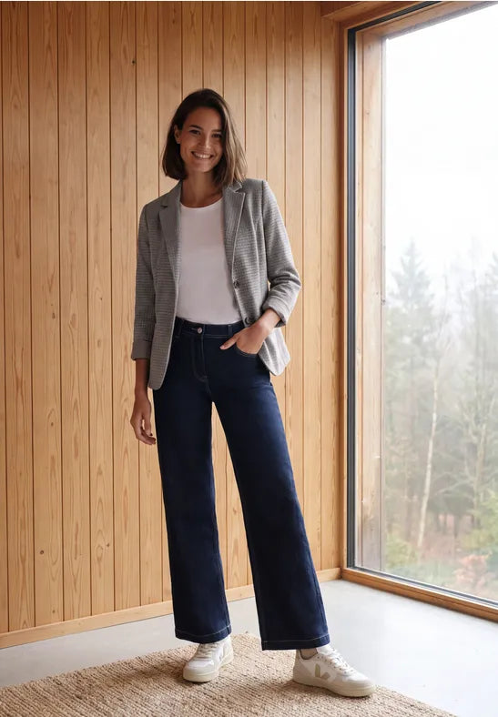 Blazer de pata de gallo