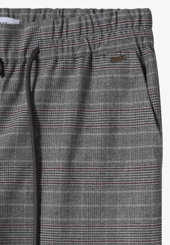 Pantalón de cuadros de pierna ancha