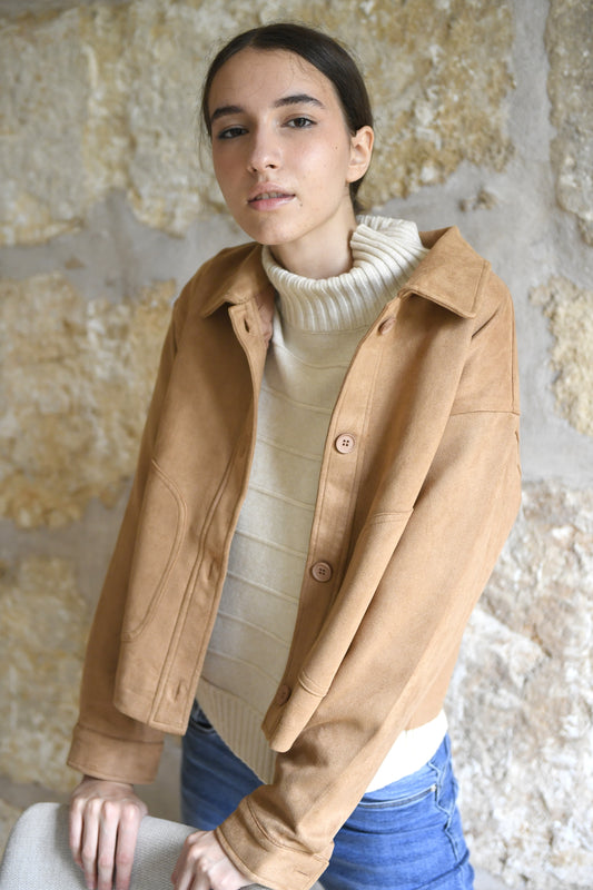 Jaqueta Celine Camel