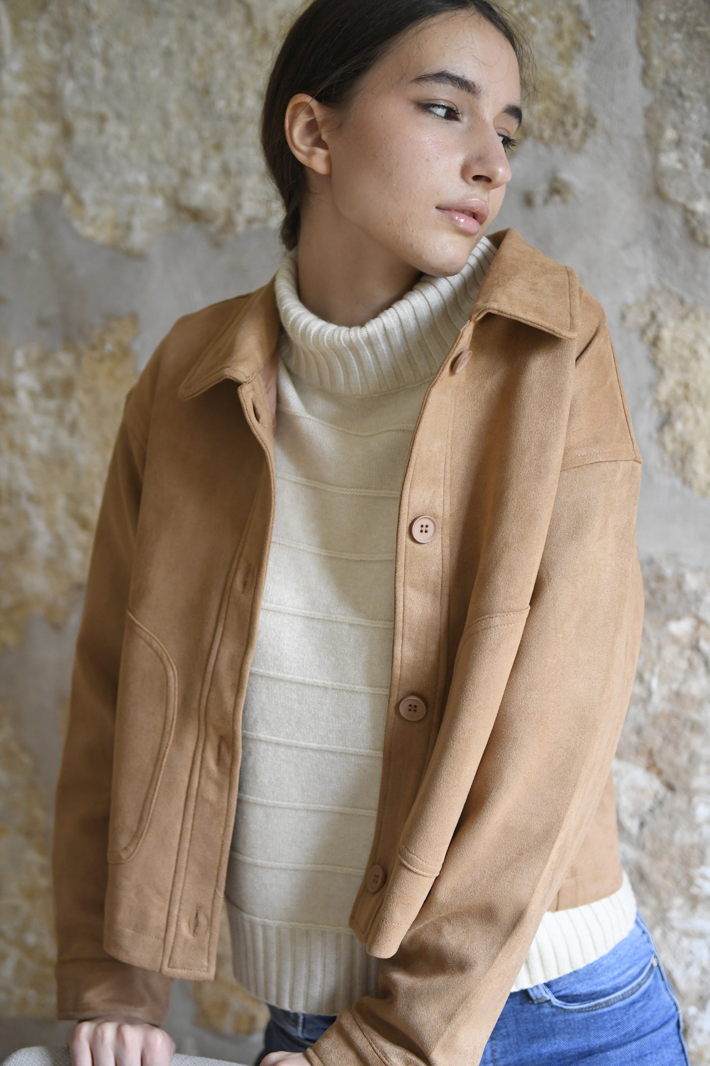 Jaqueta Celine Camel