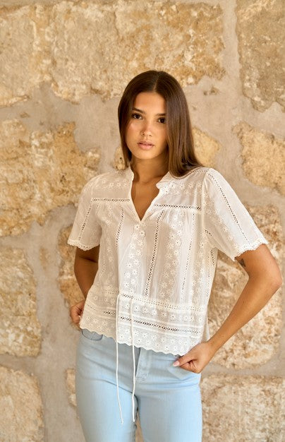 Blusa bordada Juliette