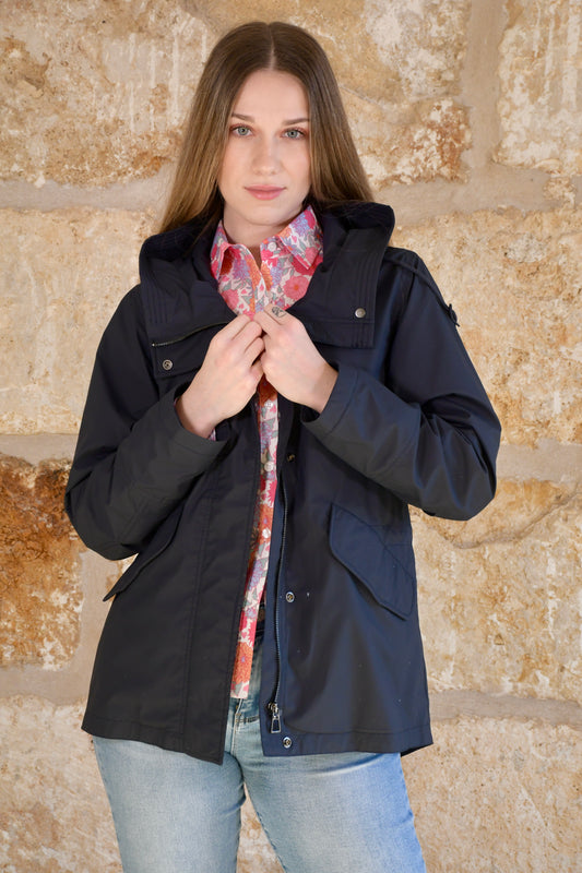 Chaqueta Madeleine Impermeable Azul
