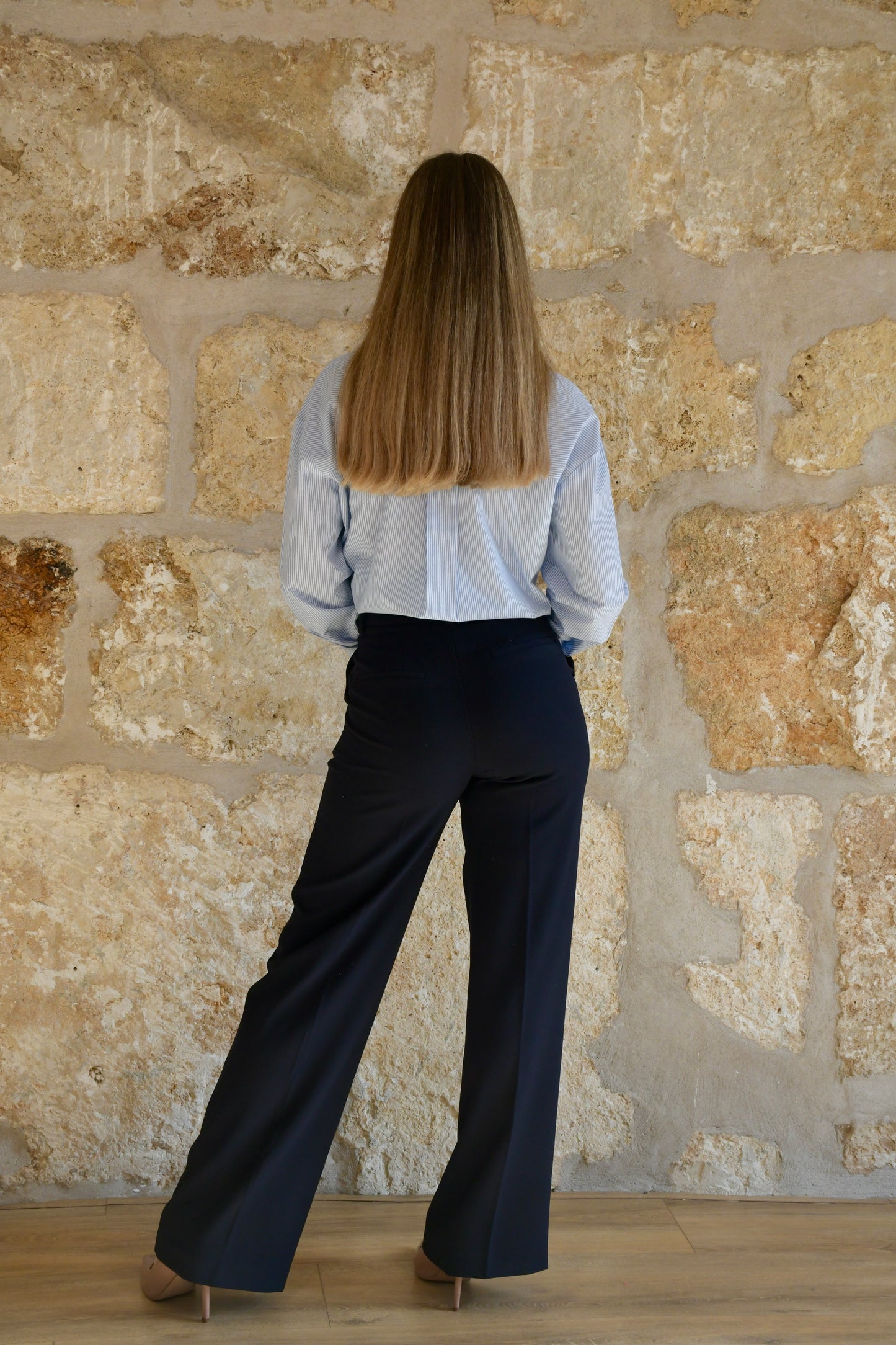 Pantalón azul marino de vestir