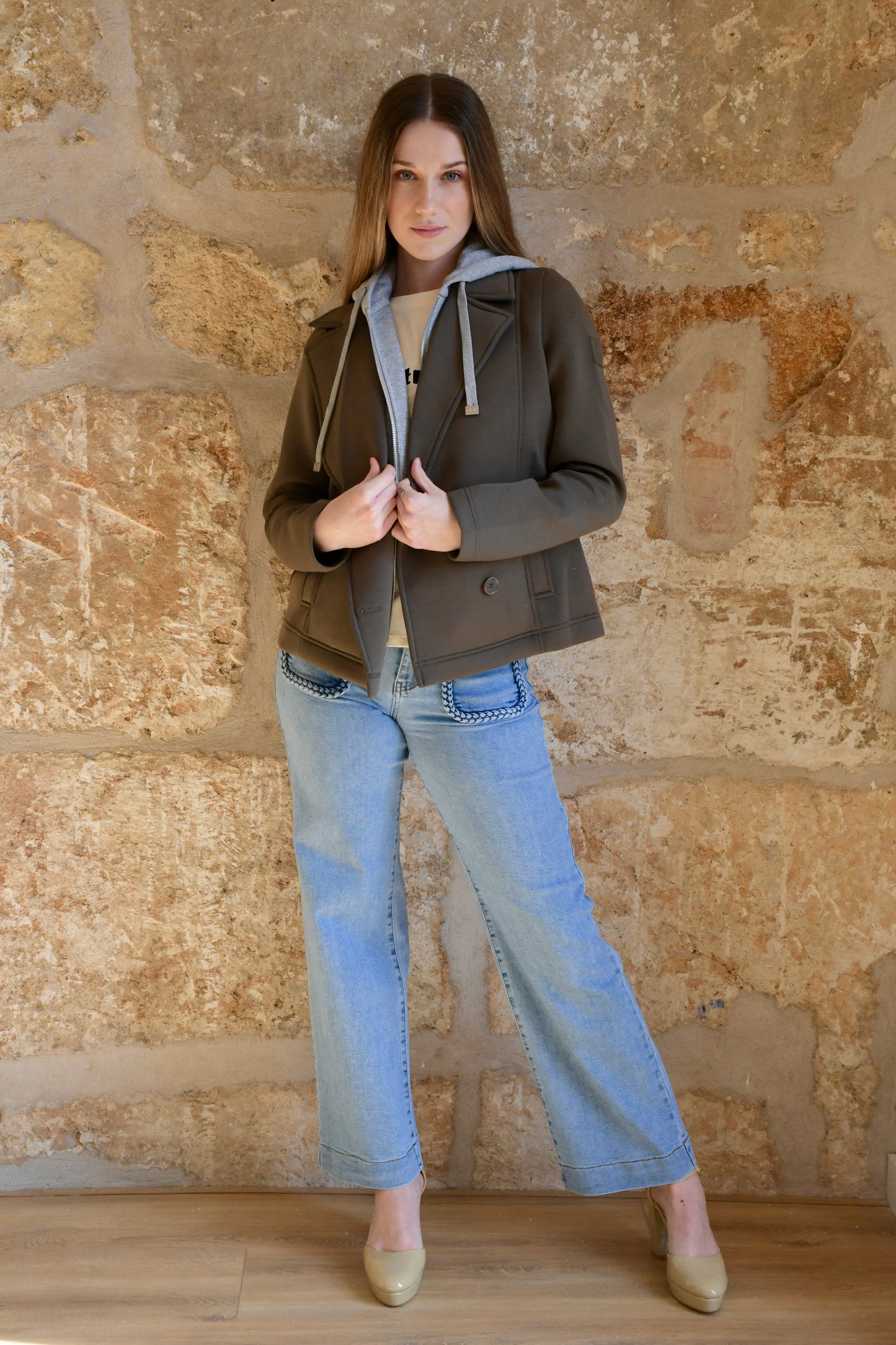 Chaqueta Clémence Marrón