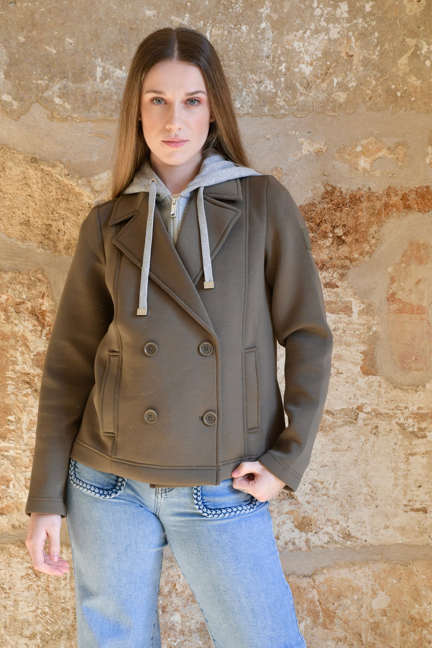 Chaqueta Clémence Marrón