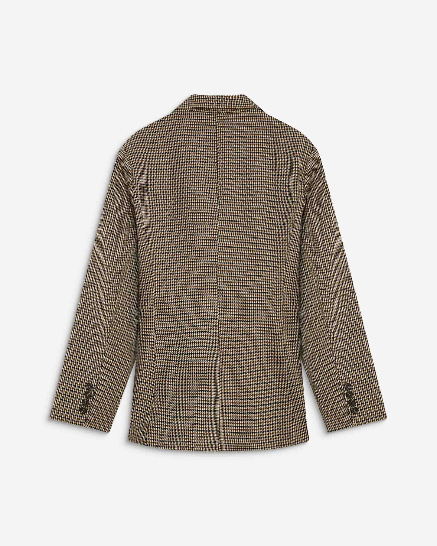 Blazer de pata de gallo beige Almond