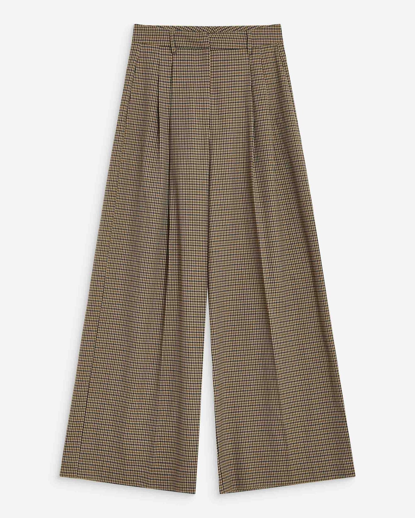 Pantalón de vestir amplio de pata de gallo Ayen