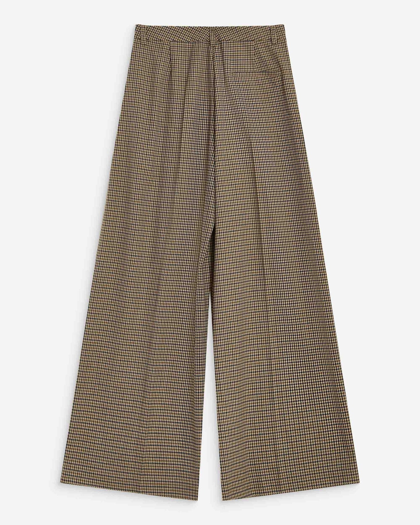 Pantalón de vestir amplio de pata de gallo Ayen