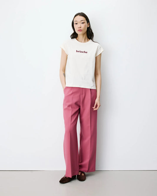 Camiseta de algodón con texto Atlas