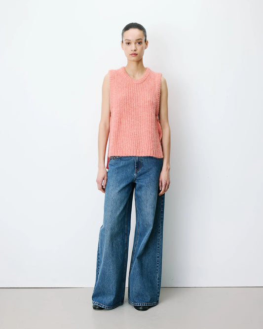 Jersey sin mangas con lazadas laterales Argan