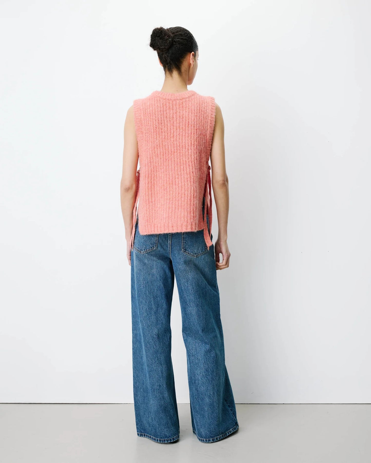 Jersey sin mangas con lazadas laterales Argan