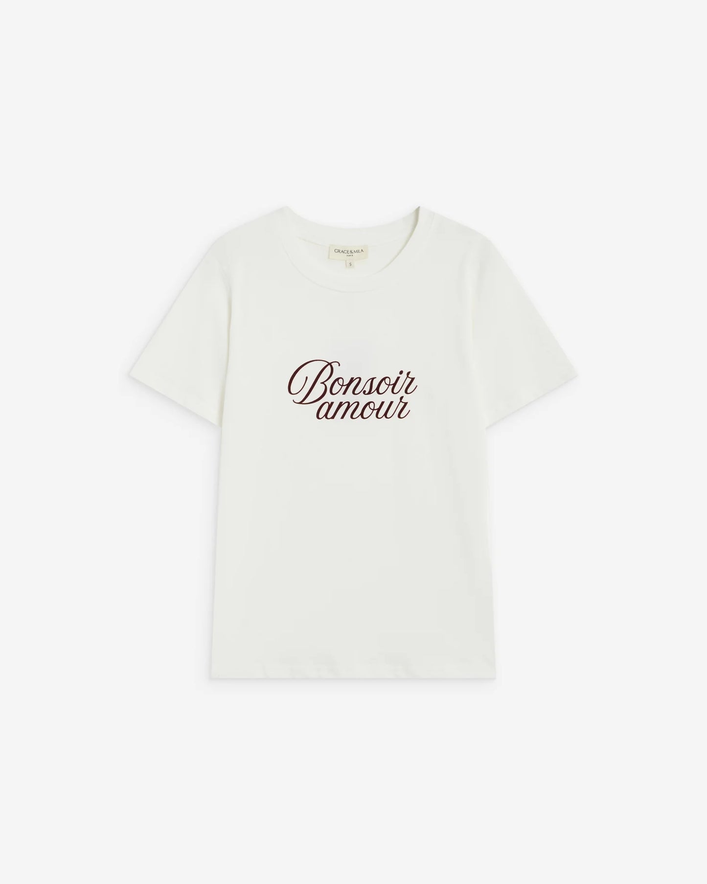 Camiseta de algodón con mensaje Amadis