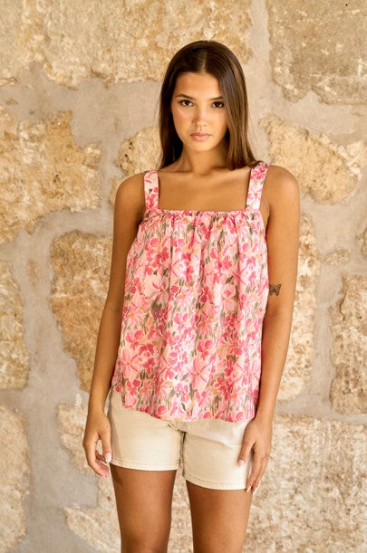 Top floral Léa