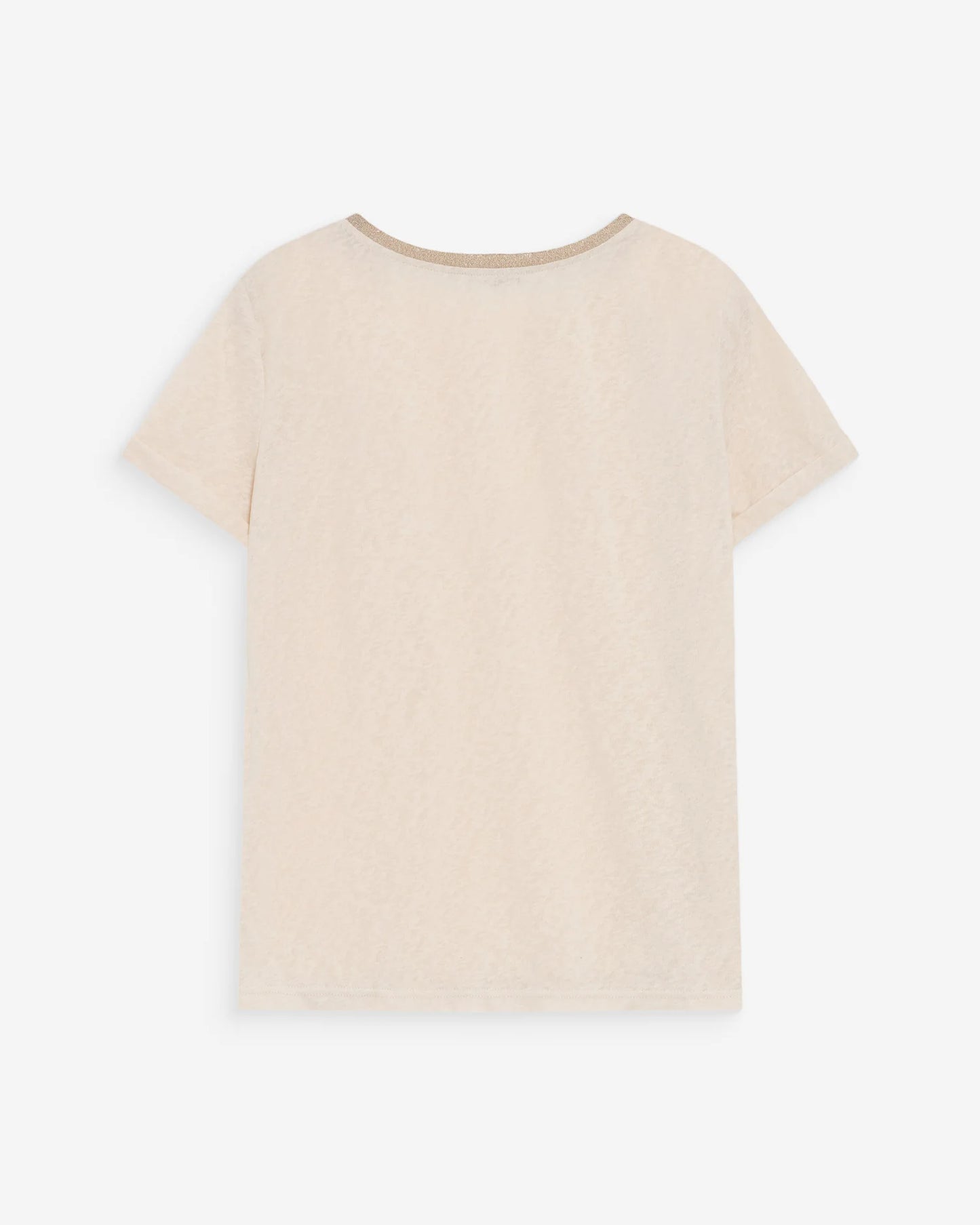 Camiseta con cuello en V amande Vasco