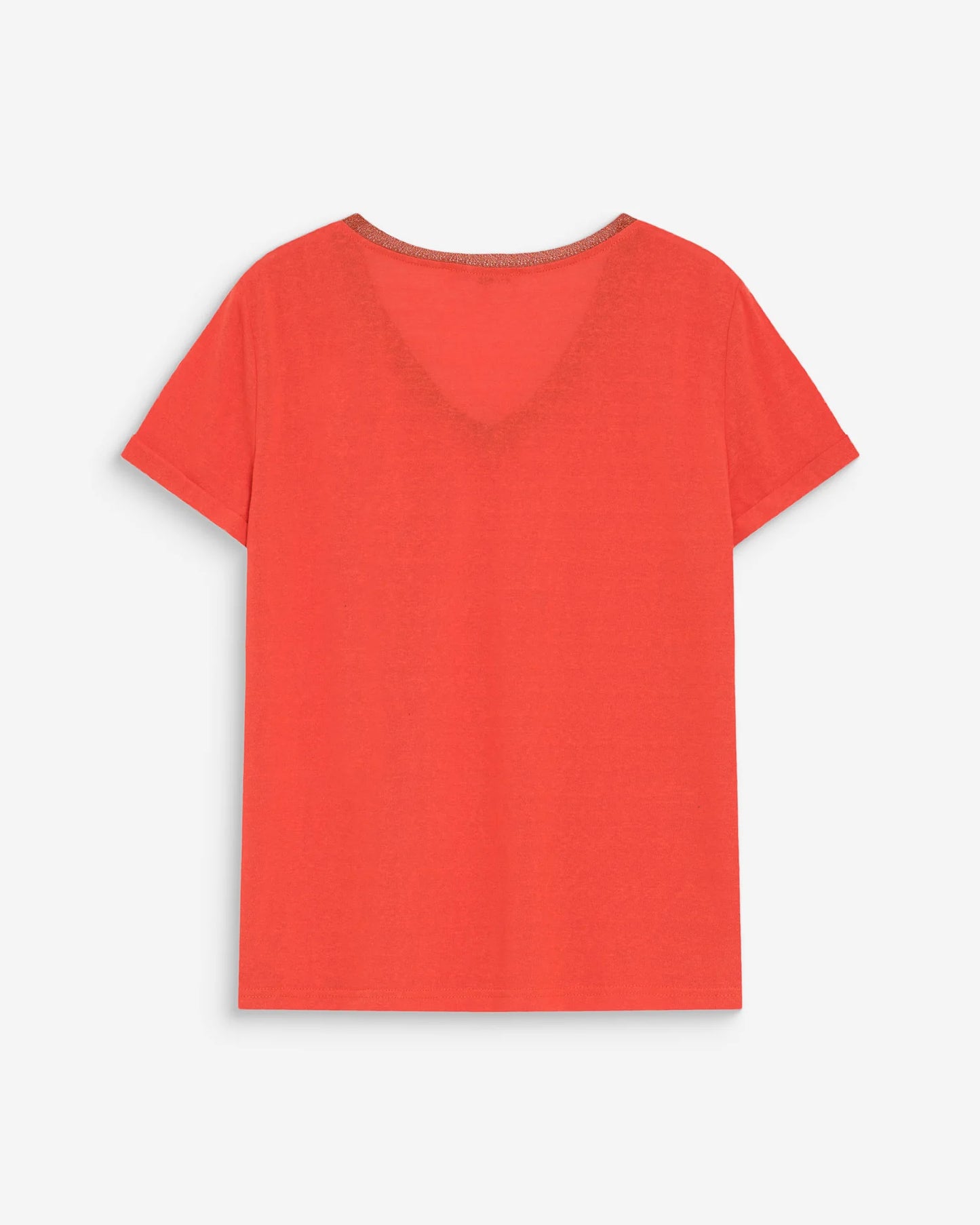 Camiseta con cuello en V sanguine Vasco