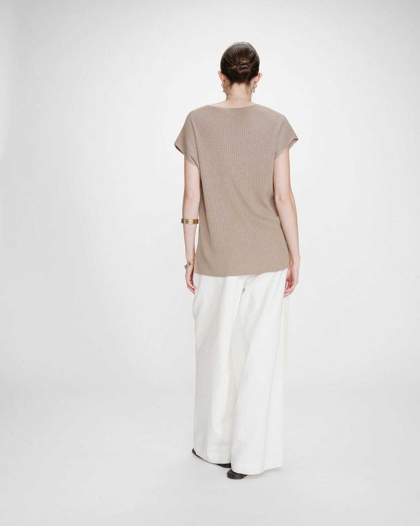 Top amplio de lúrex or Vaporo