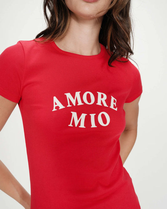 Camiseta con estampado rouge Valerio
