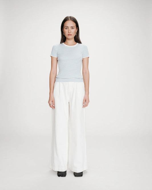 Camiseta de rayas color azul Vendredi