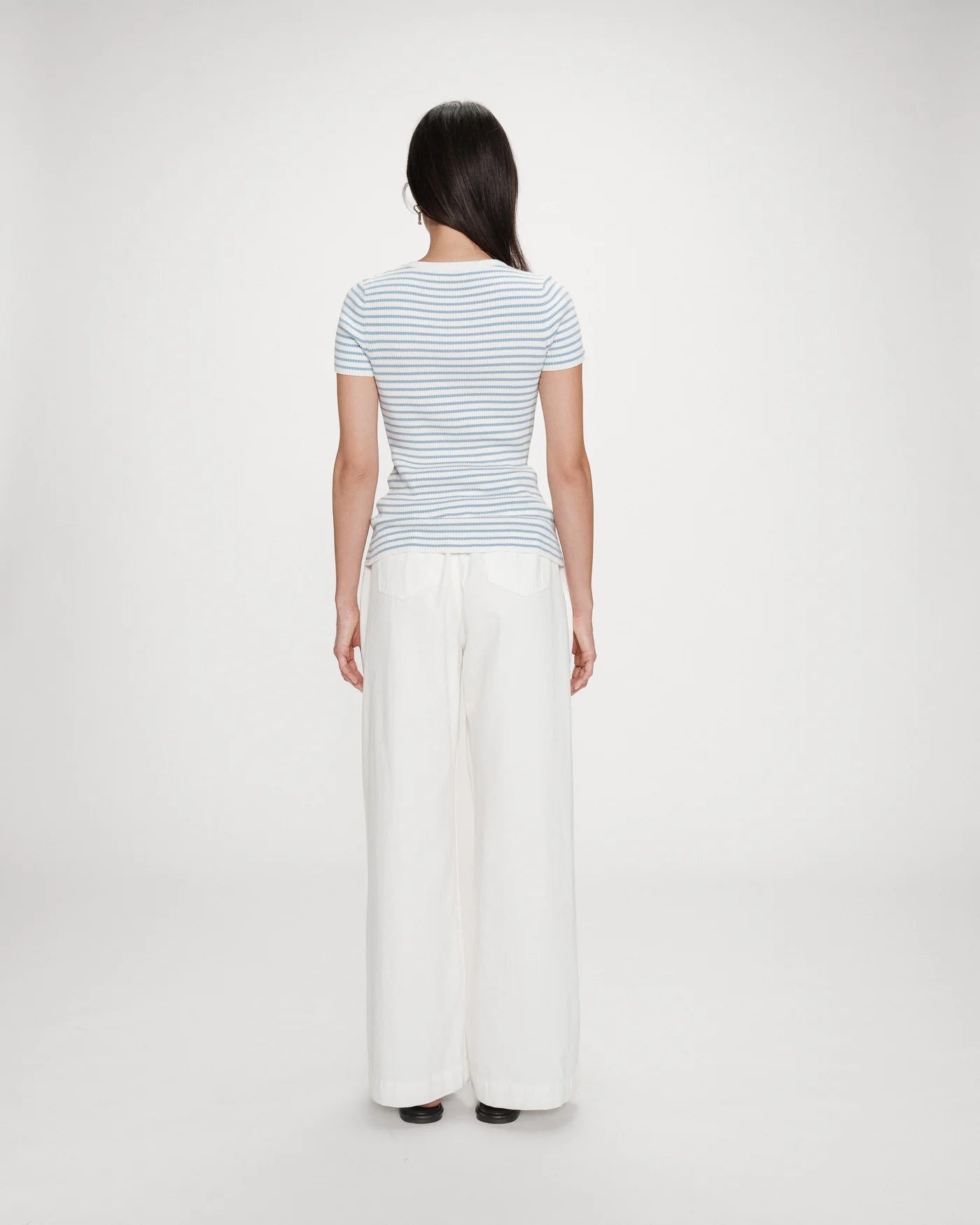 Camiseta de rayas color azul Vendredi