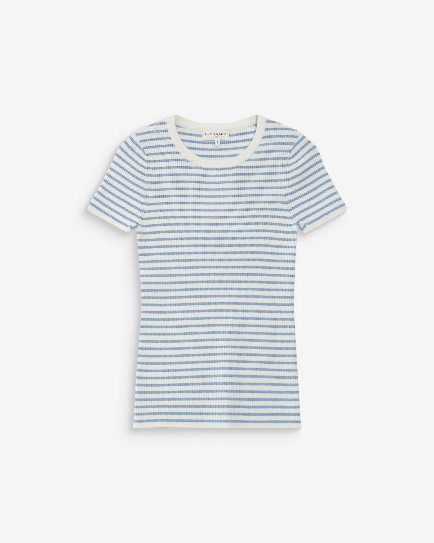 Camiseta de rayas color azul Vendredi