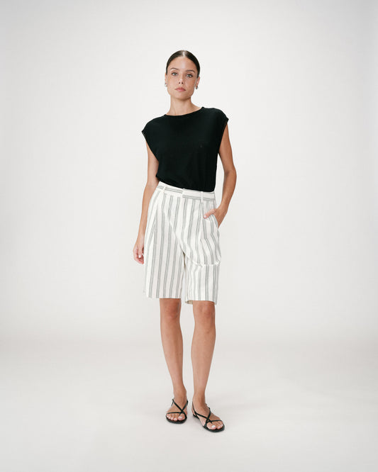 Bermudas rectas de rayas Wello