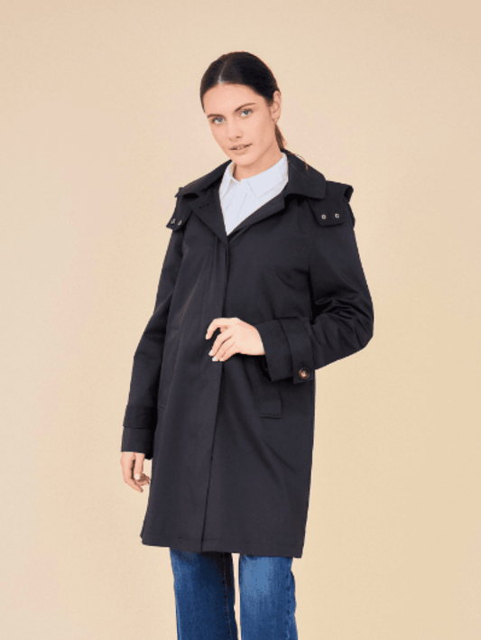 Trench Selene Azul Marino