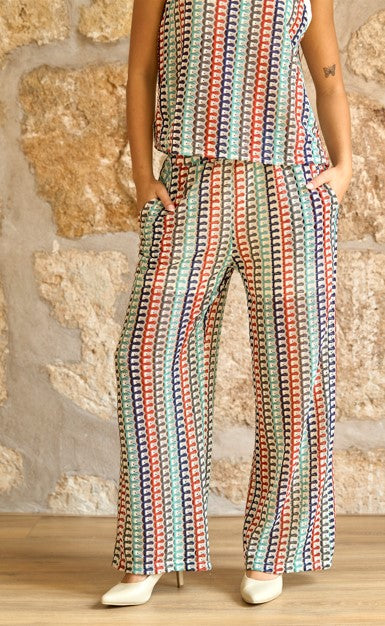 Conjunto de punto multicolor Palmira