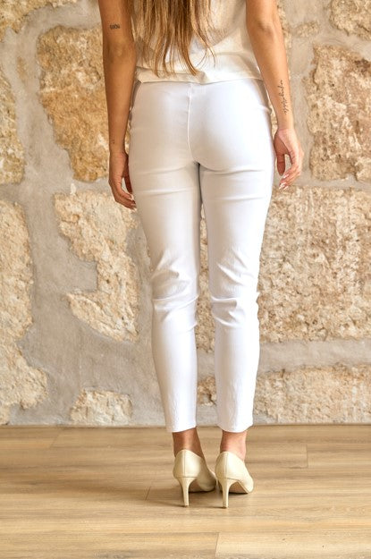 PRECIO FLASH - Pantalones jogger Emma en color blanco