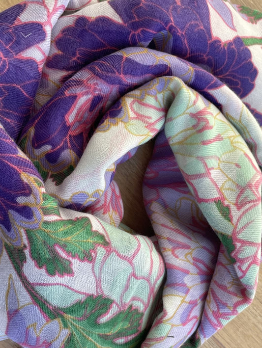 Foulard Estampat Lila
