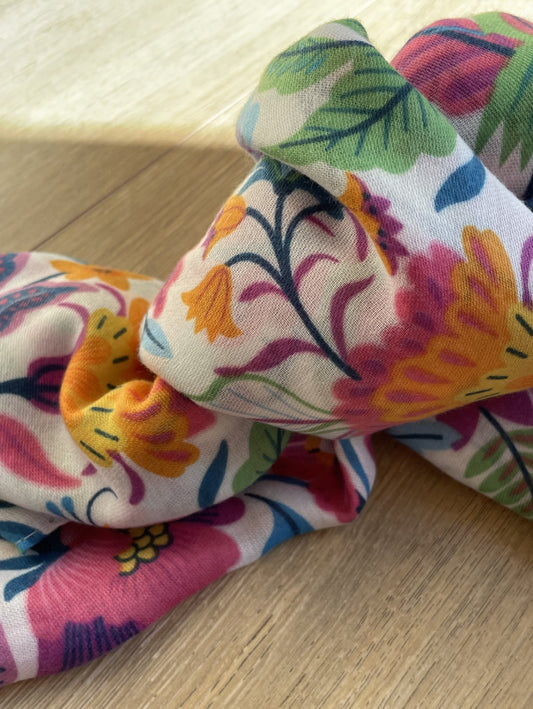 Foulard Estampat Rosa