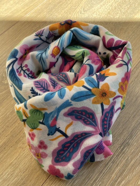 Foulard Estampat Rosa